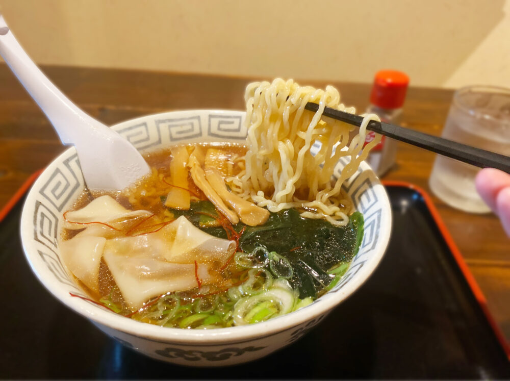 メバル煮凝りワンタンラーメン