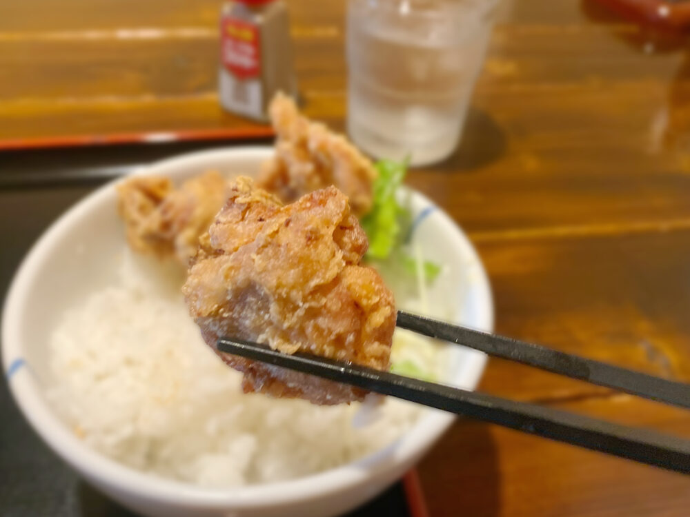 日替わり小丼（唐揚げ丼）