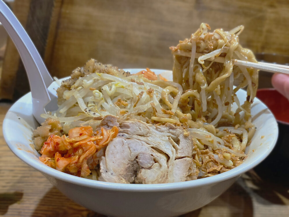 ラーメン豚1枚(汁なし)